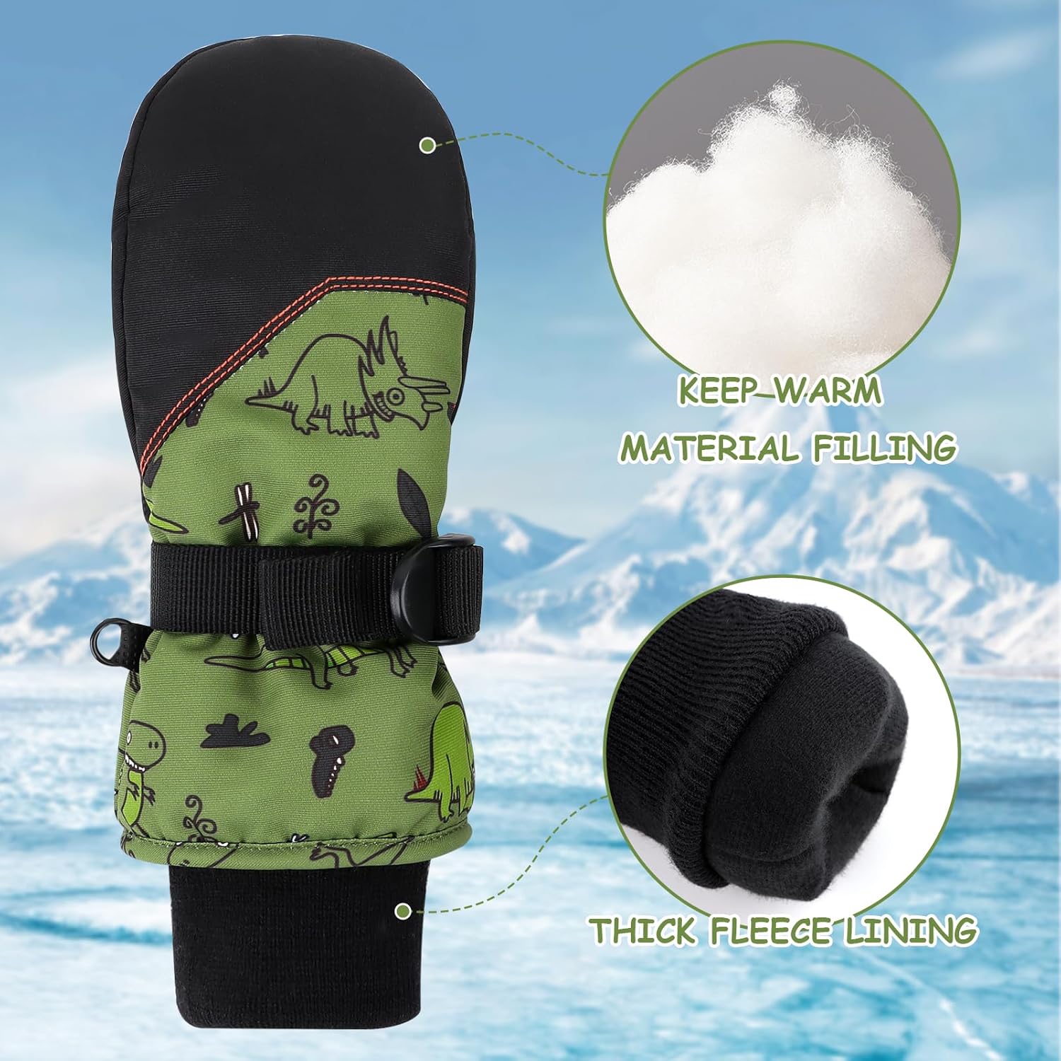 Waterproof Winter Gloves for Kids Stay Warm and Dry in the Snow
