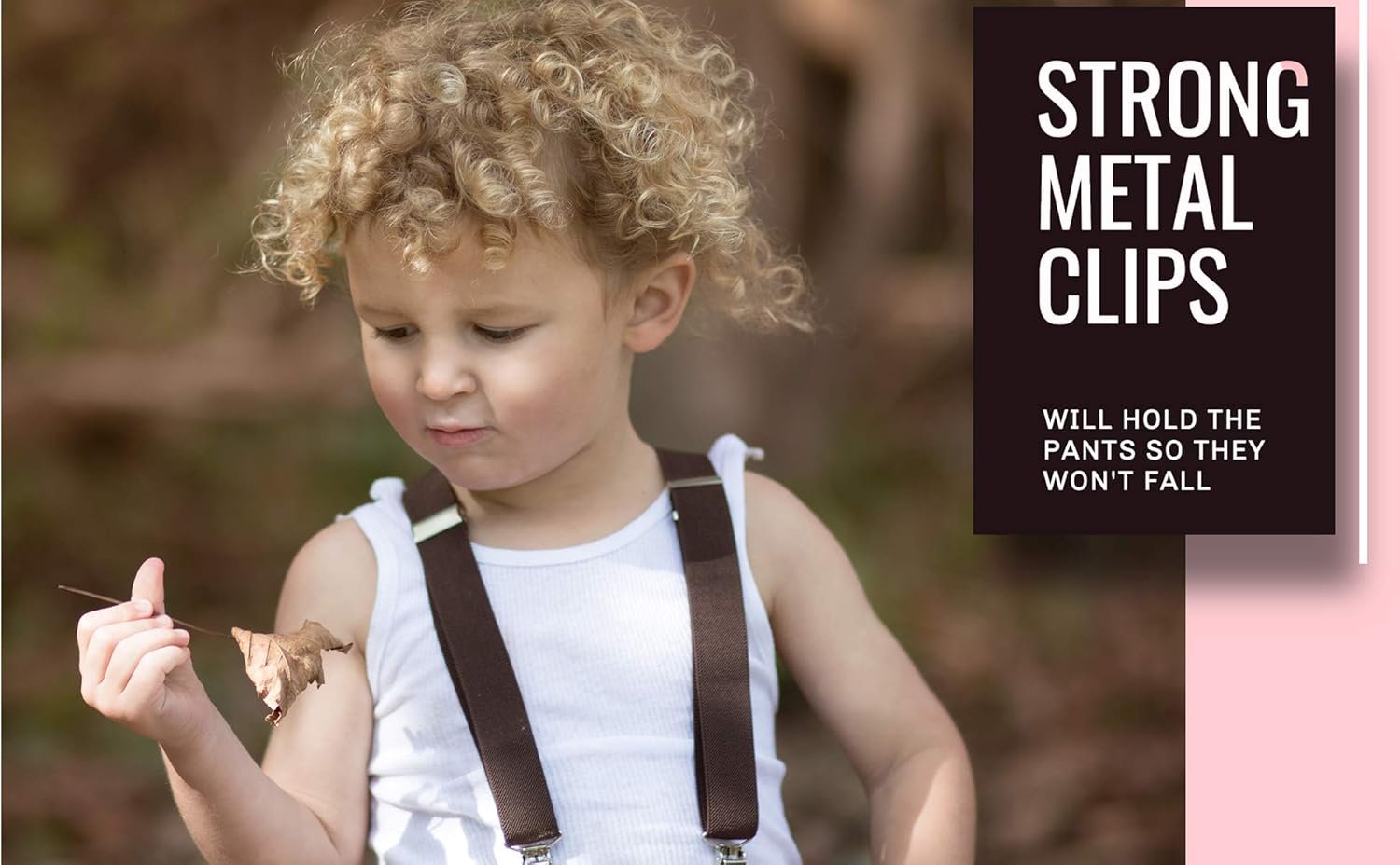 Adjustable Y-Back Suspenders for Kids Toddlers