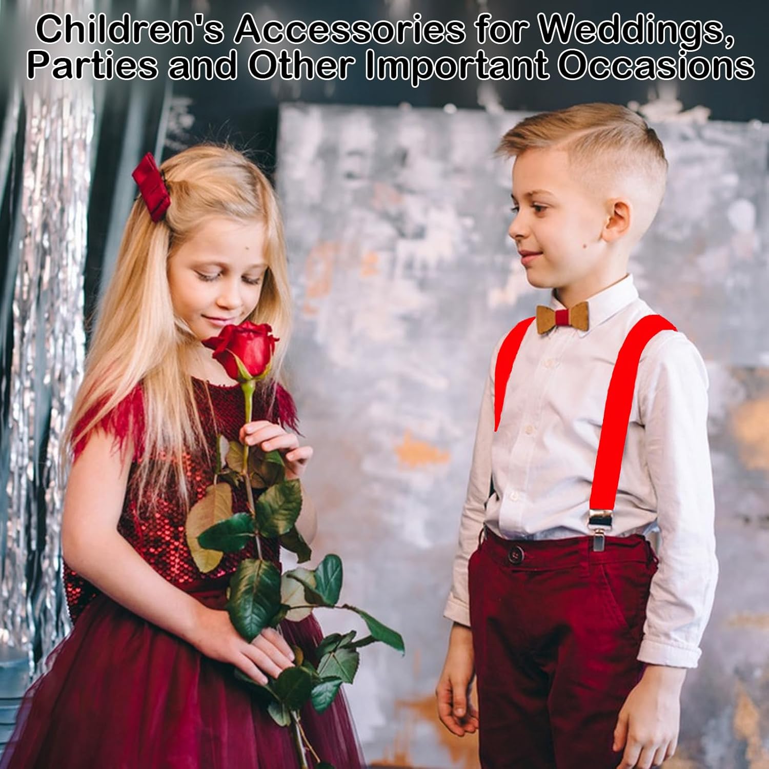 Adjustable Y-Back Suspenders for Kids and Adults