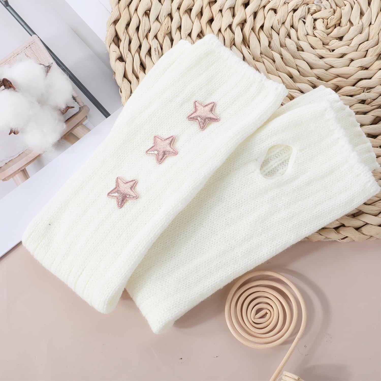 JJUNW 2Pcs Star Arms Warmers