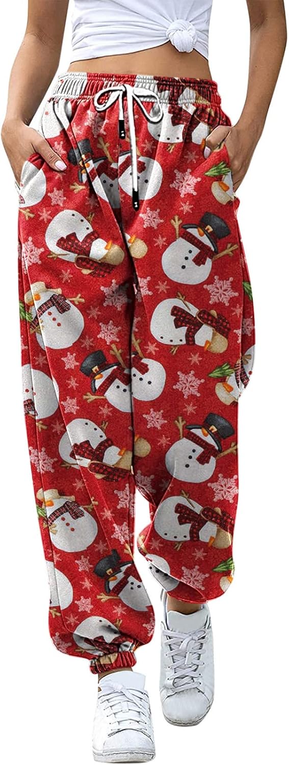 adorable Christmas Joggers for Women - Fun and Stylish