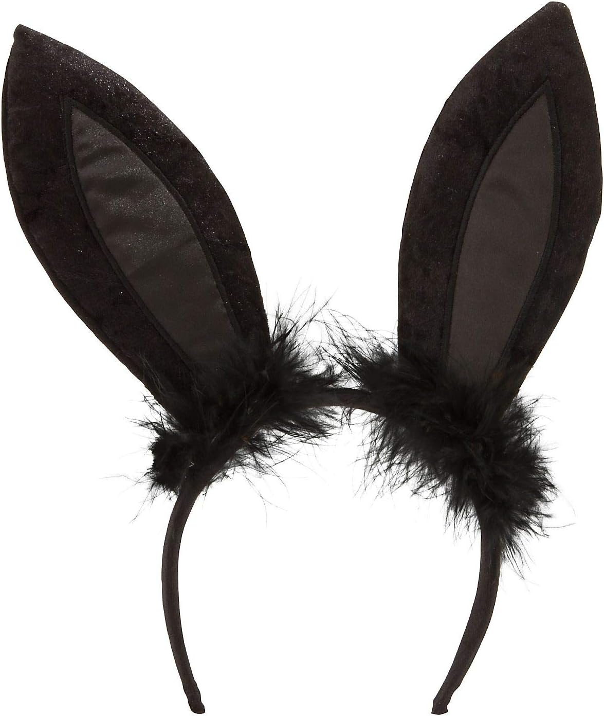 Amscan Black Bunny Ears Headband LUXURY COMFORT for Events