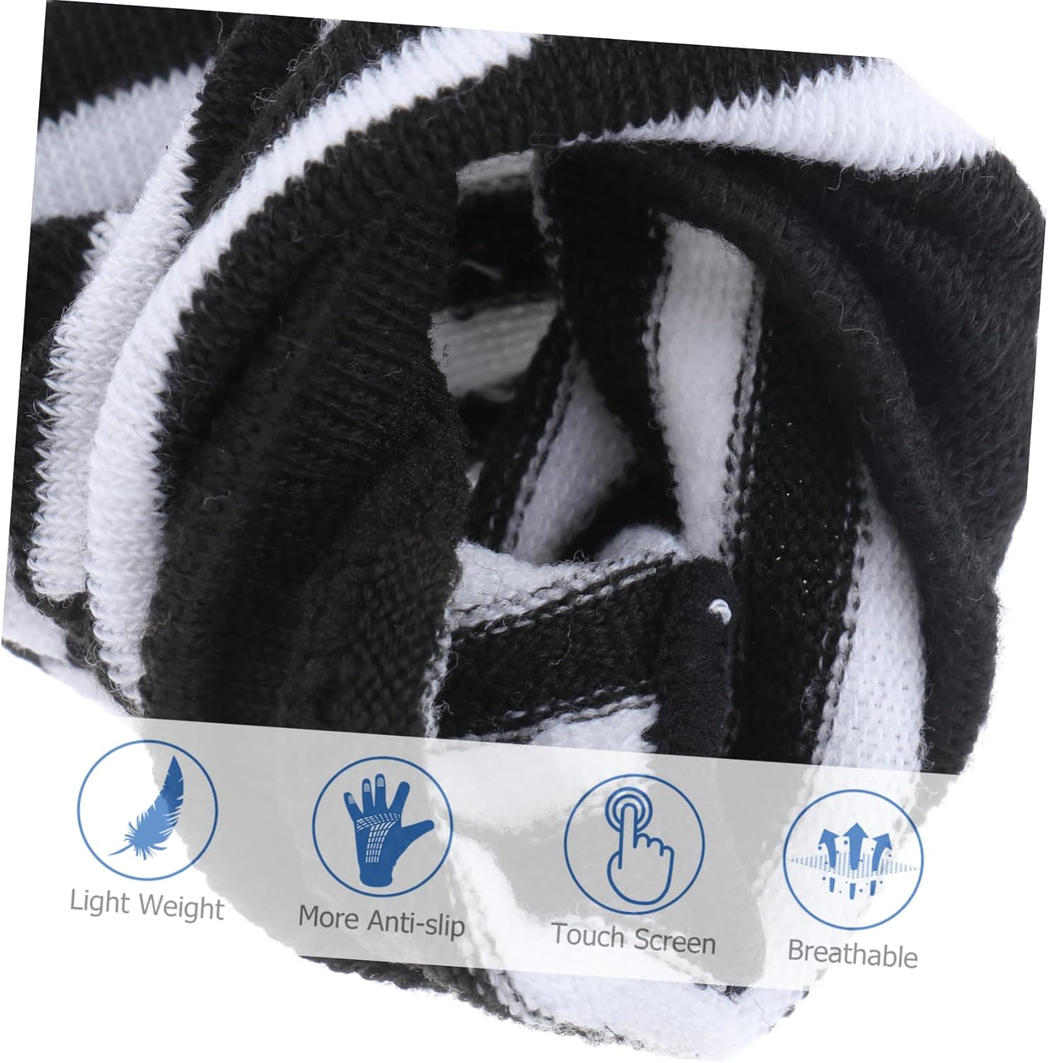 Fingerless Gloves Long Arm Warmer Universal Fit for Winter