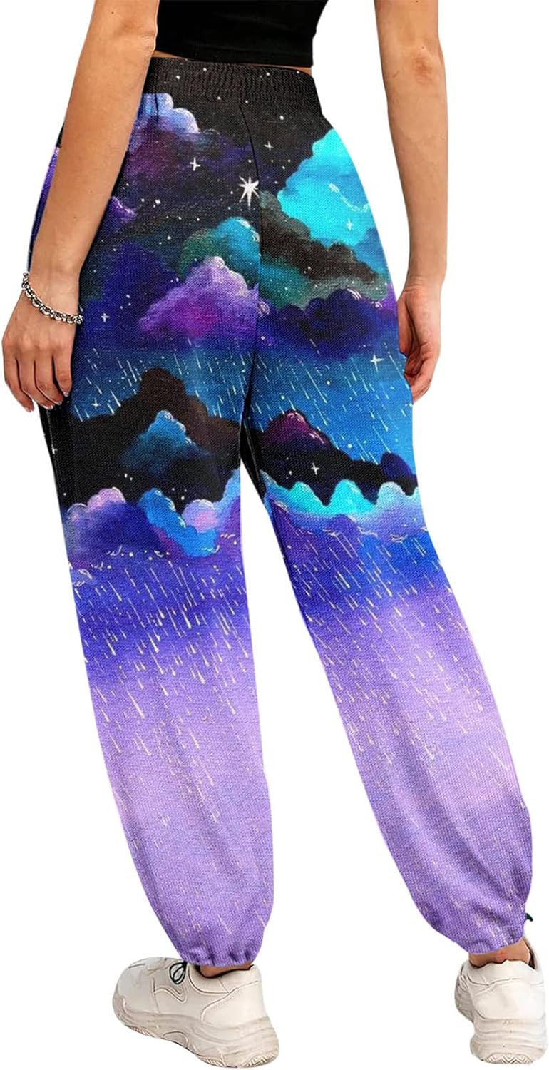 Womens Sweatpants With Pockets High Waisted Joggers