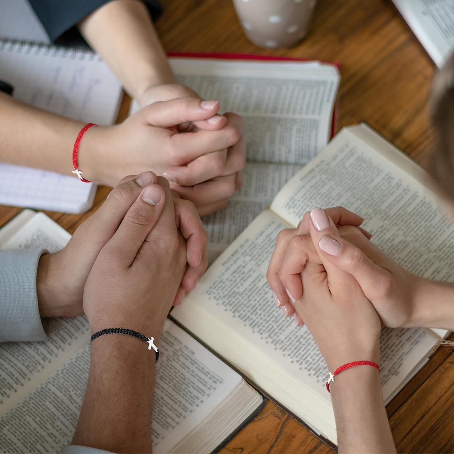Adjustable Friendship Cross Bracelet