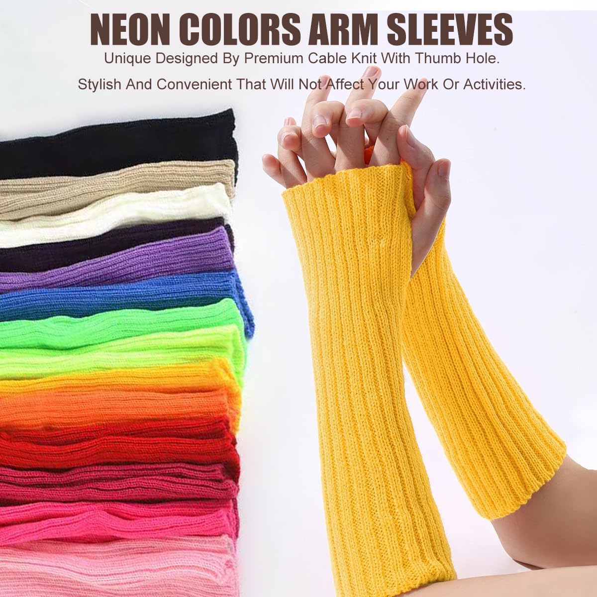 Winter Gloves arm warmers and leg warmers for women and kids
