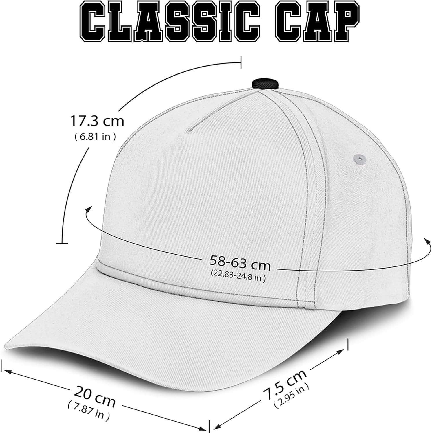 Personalized Baseball Cap for Teen Boys and Men 1