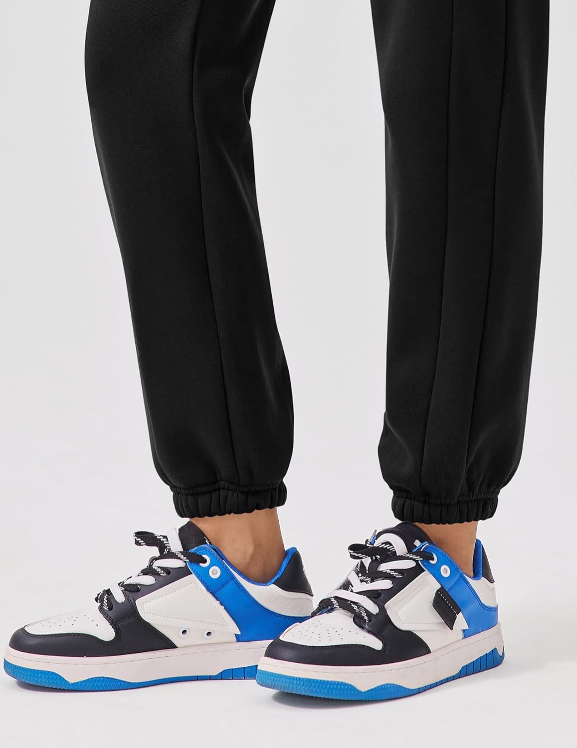 Fleece High Waisted Womens Thermal Pants with Cinch Bottom