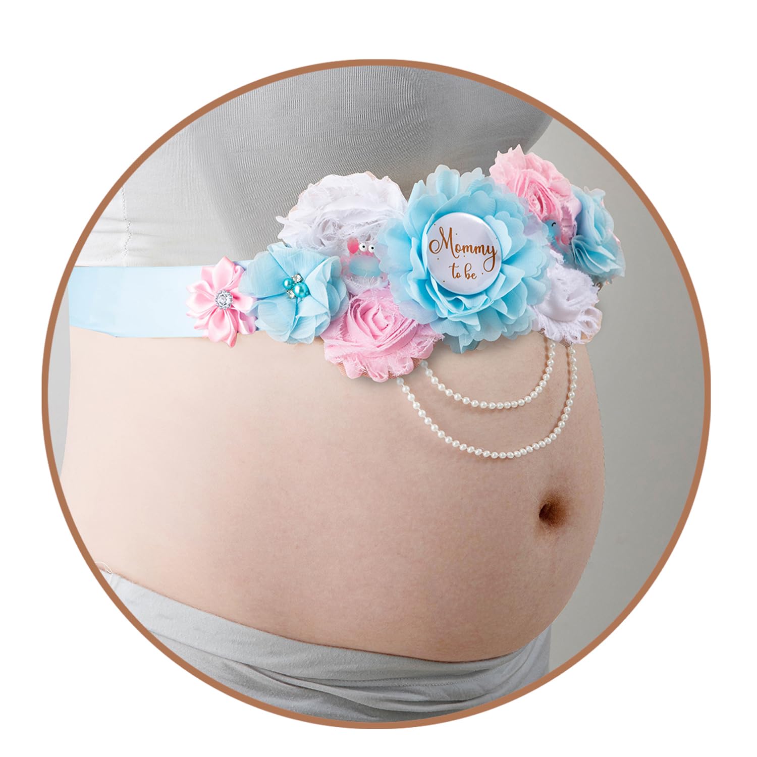 Maternity Sash Passage Design Chic and Supportive for Mom and Daddy