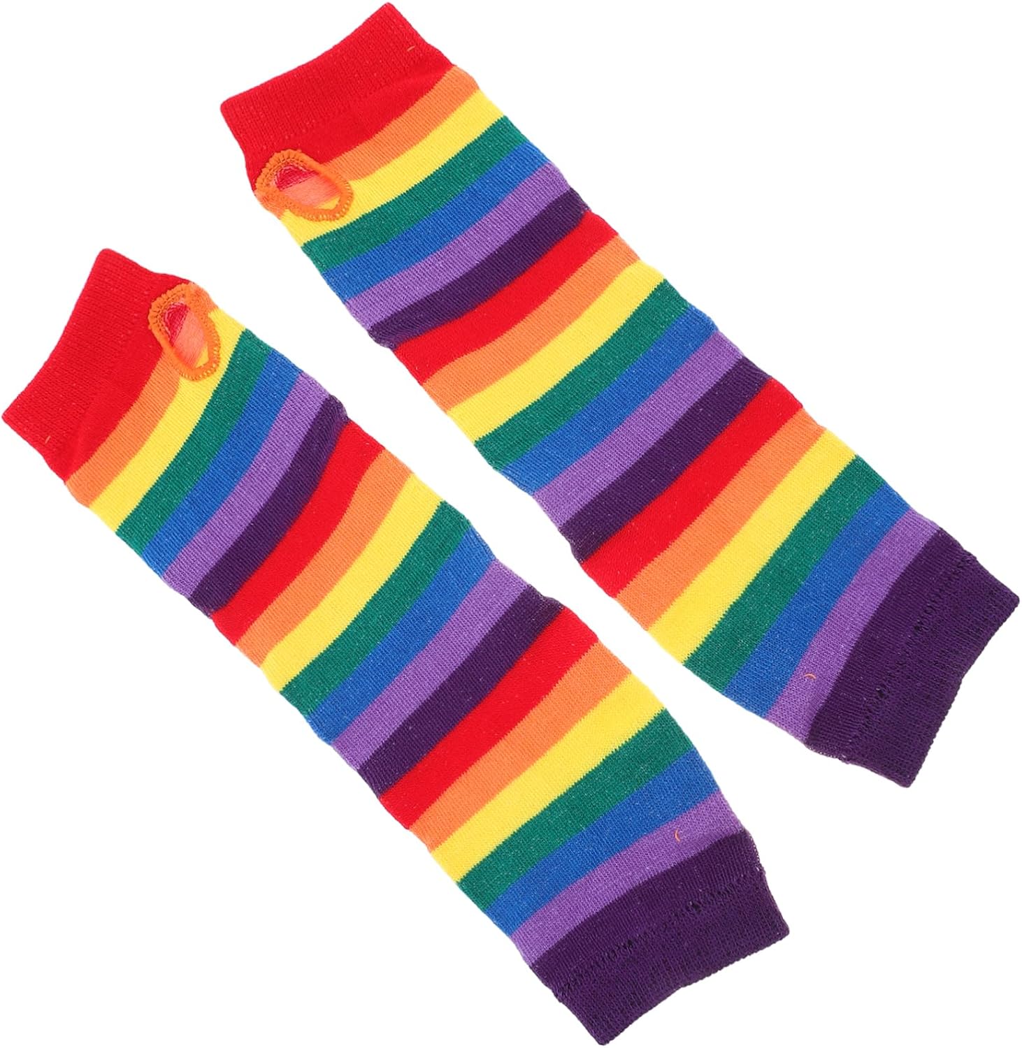 BestYash Rainbow Stripes Long Cuff Gloves Boys Girls Adults Comfortable