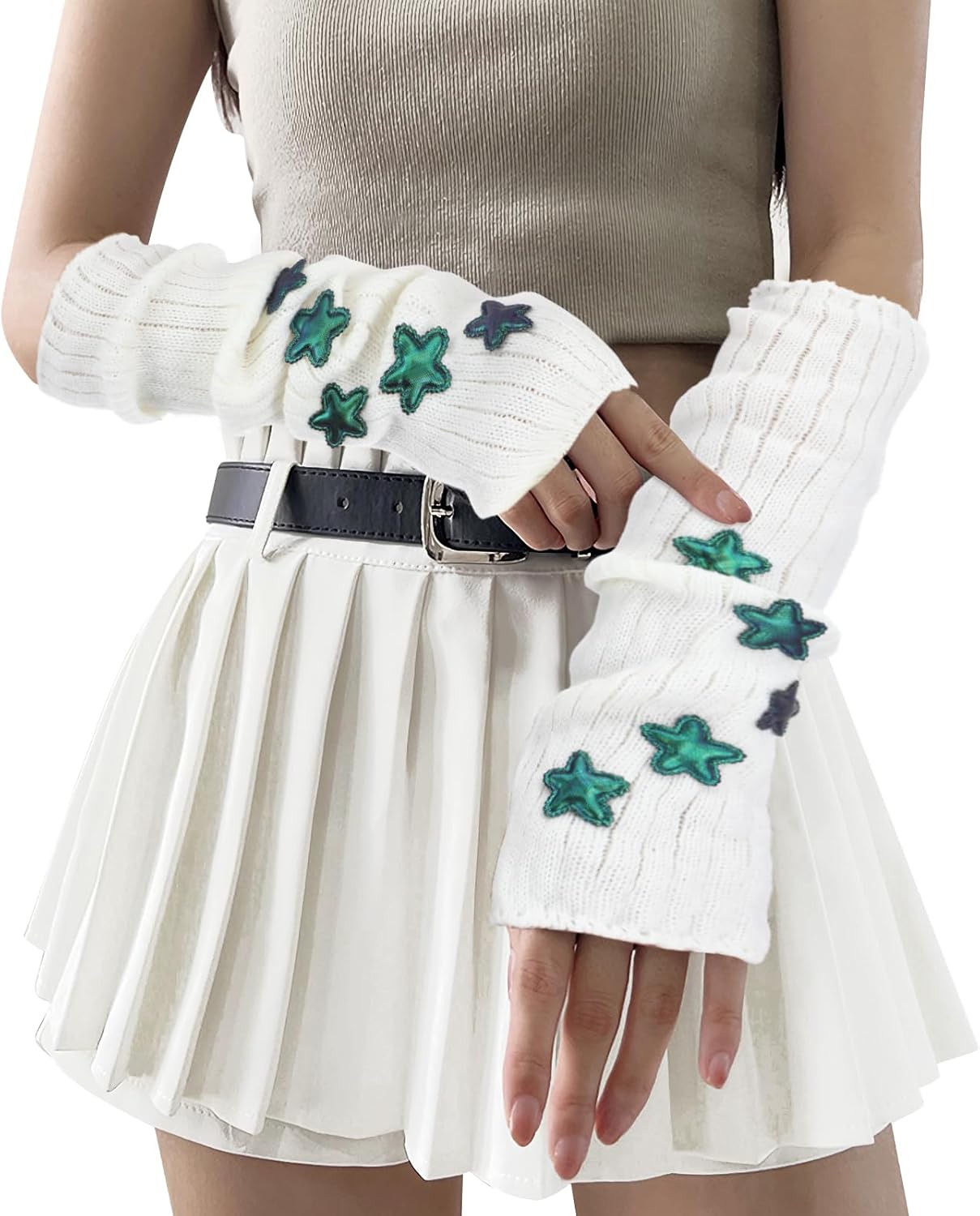 Cozy Knit Arm Warmers for Women
