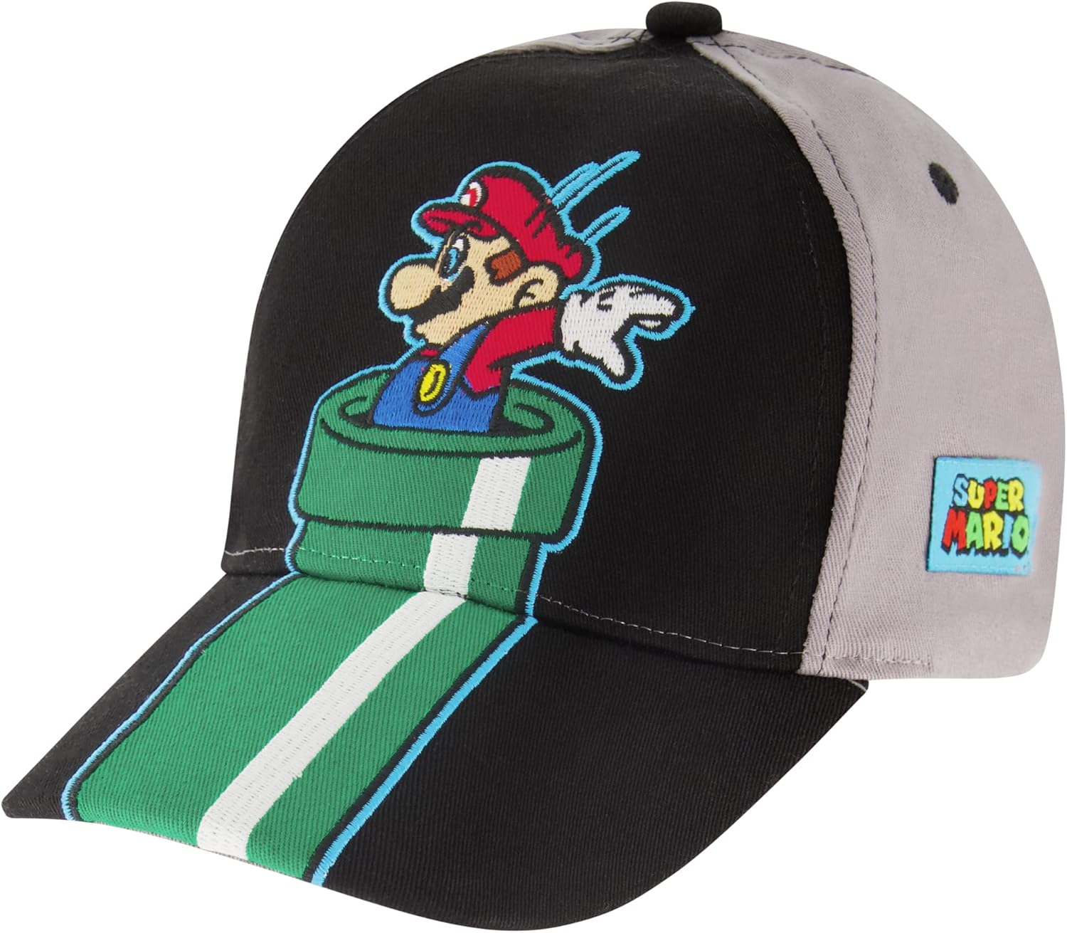 Nintendo Super Mario Cotton Baseball Cap for Boys - Adjustable Comfortable