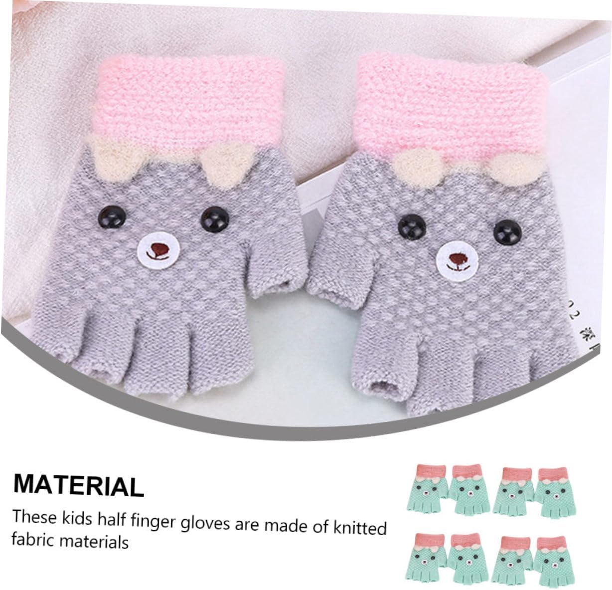 Didiseaon Long-Lasting Knitted Gloves for Boys and Girls