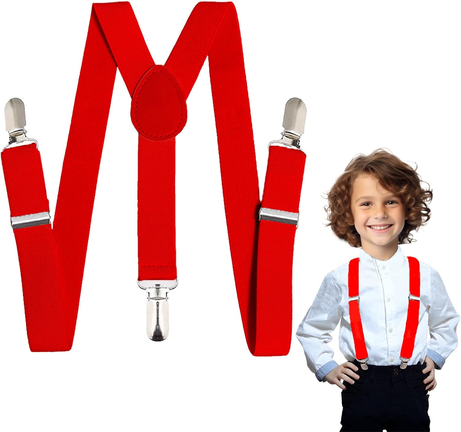 Adjustable Y-Back Suspenders for Kids and Adults
