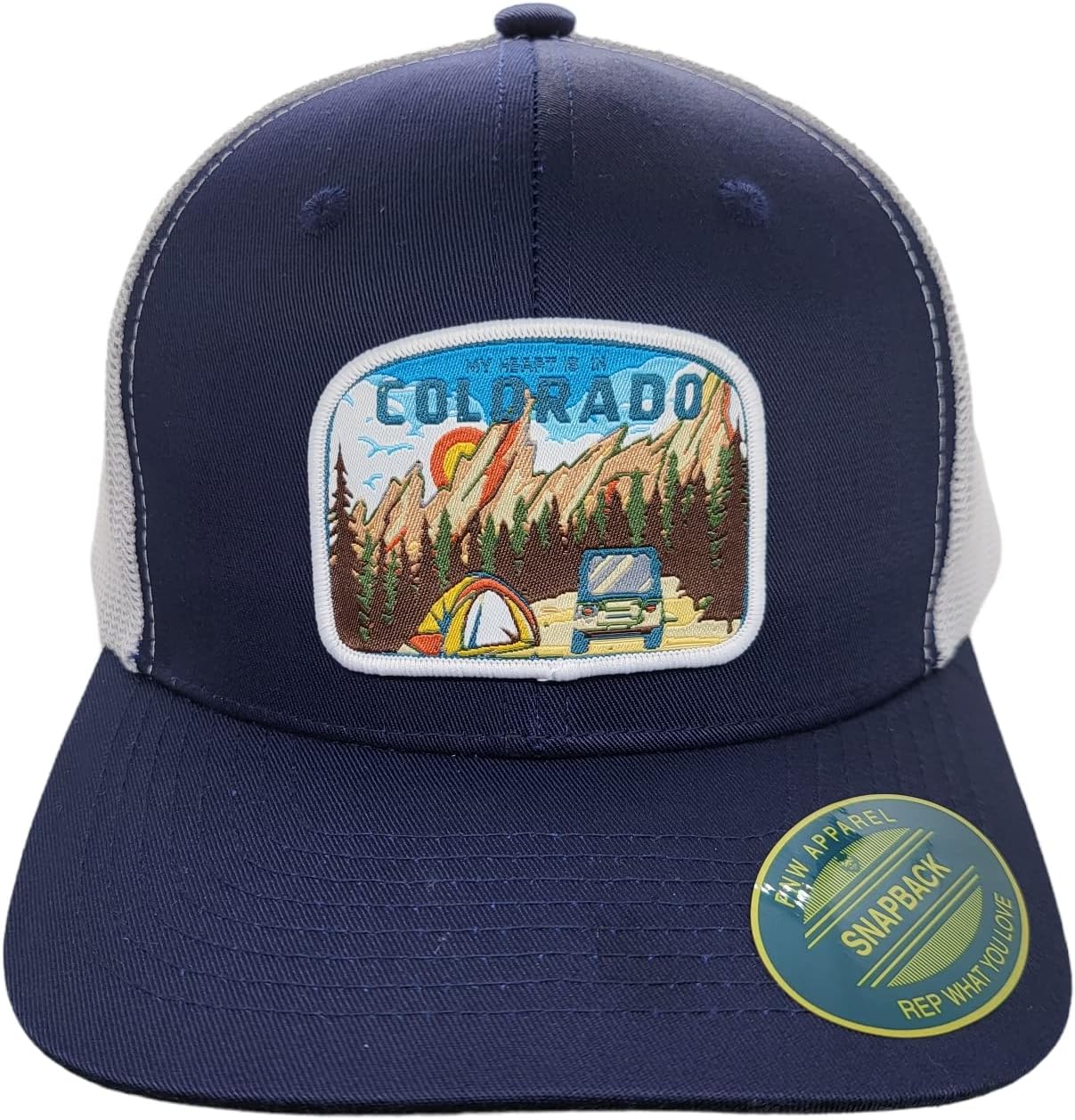 Colorado Trucker Hat with Woven Patch