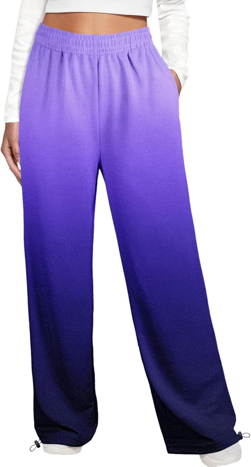 HD11B07 SDBRLD Womens petite High-Waisted Sweatpants