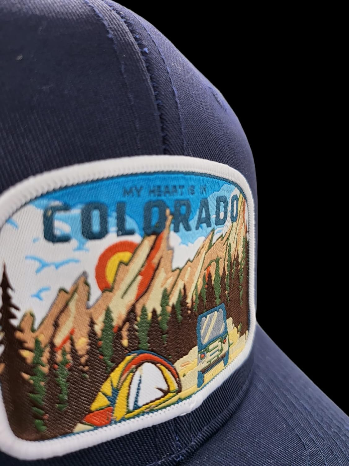 Colorado Trucker Hat with Woven Patch