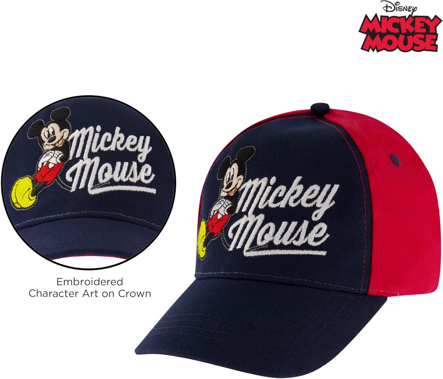 Disney Mickey Mouse Adjustable Toddler Baseball Hat