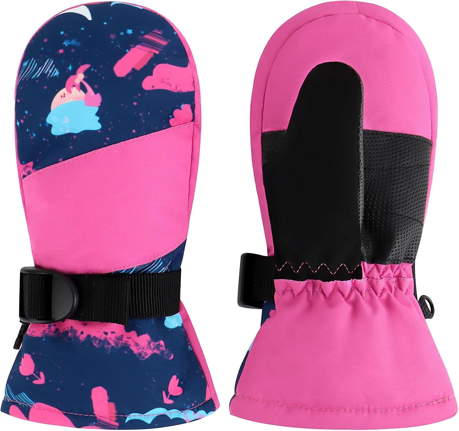 Duoyeree Waterproof Kids Gloves for Winter