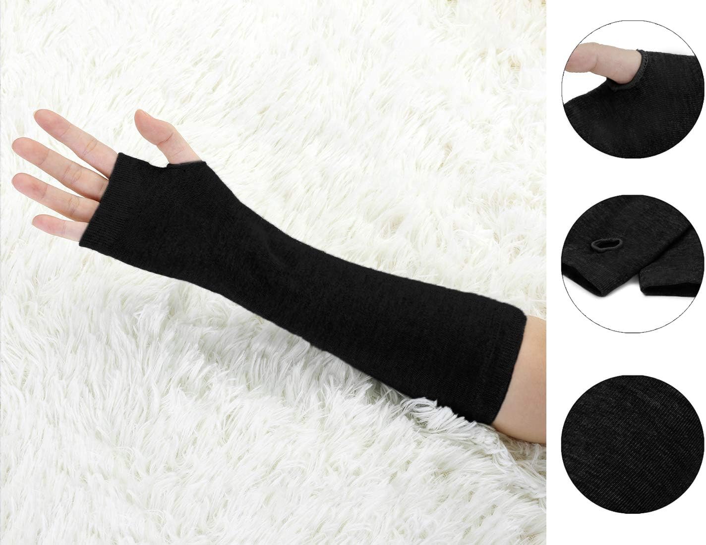 Fingerless Arm Warmers for Women - Stylish Warm During Winter