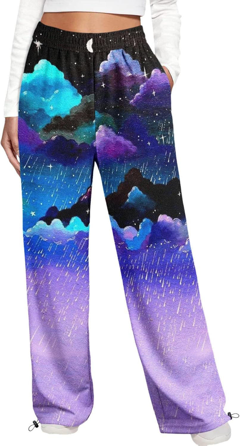 Womens Sweatpants With Pockets High Waisted Joggers