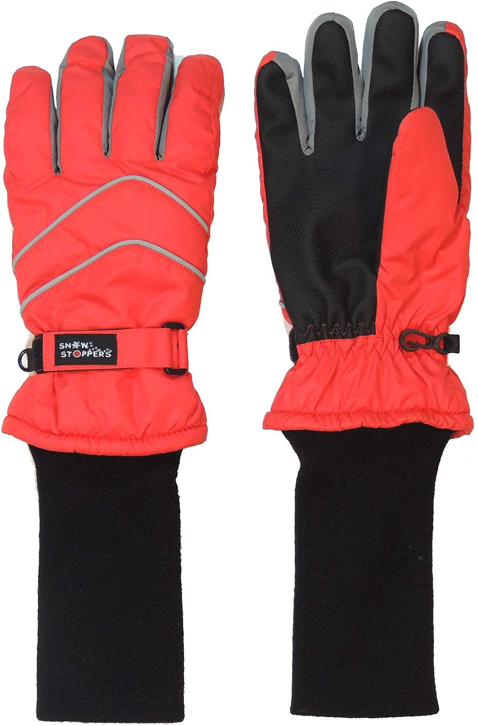 SnowStoppers Kids Waterproof Gloves Long Cuff Insulated and Waterproof for Cold Weather