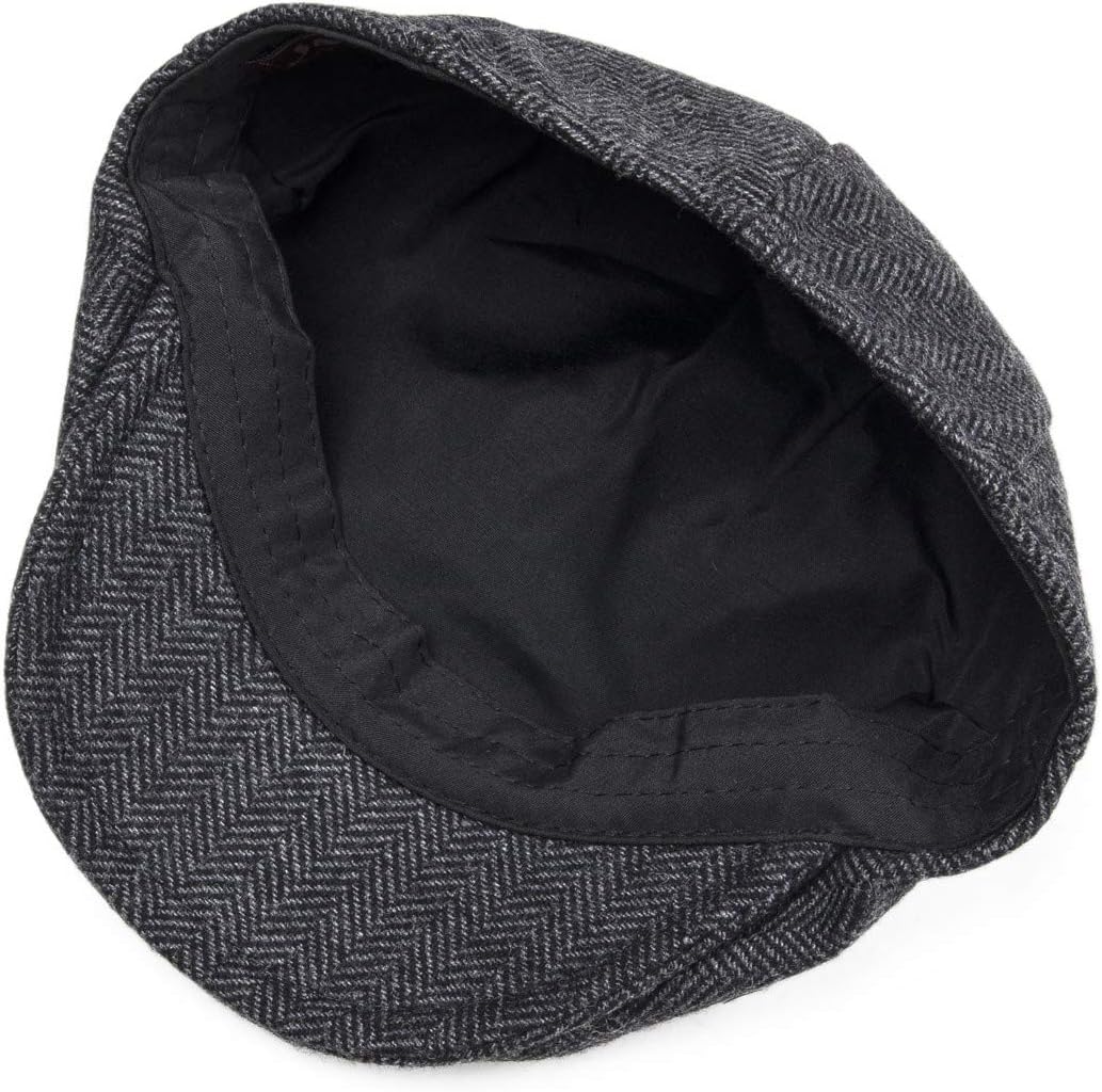 Jangooul Kids Flat Cap Hat - Tweed Newsboy Flat Cap for Boys