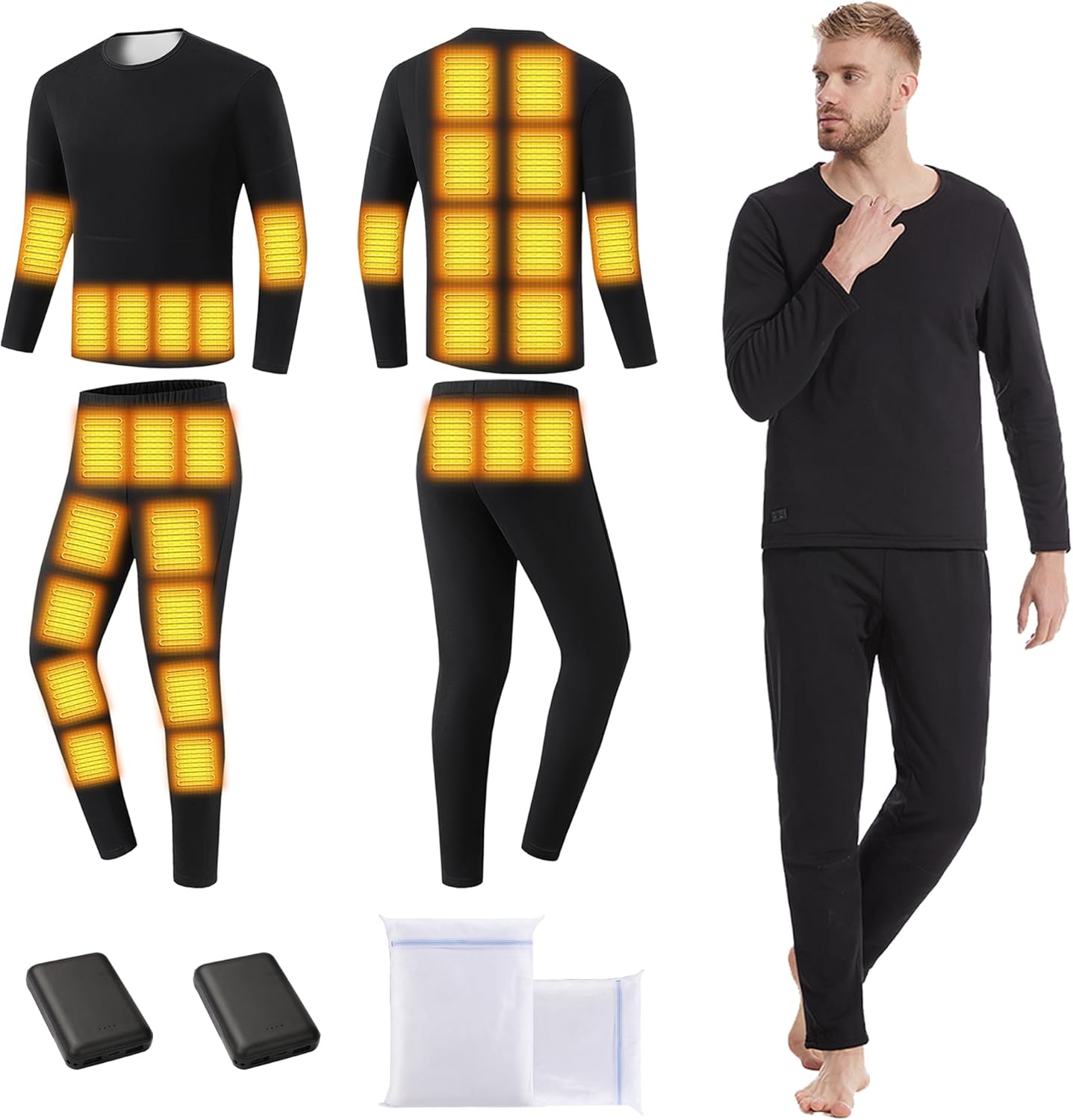 YANYNGS Heater Thermal Underwear Set
