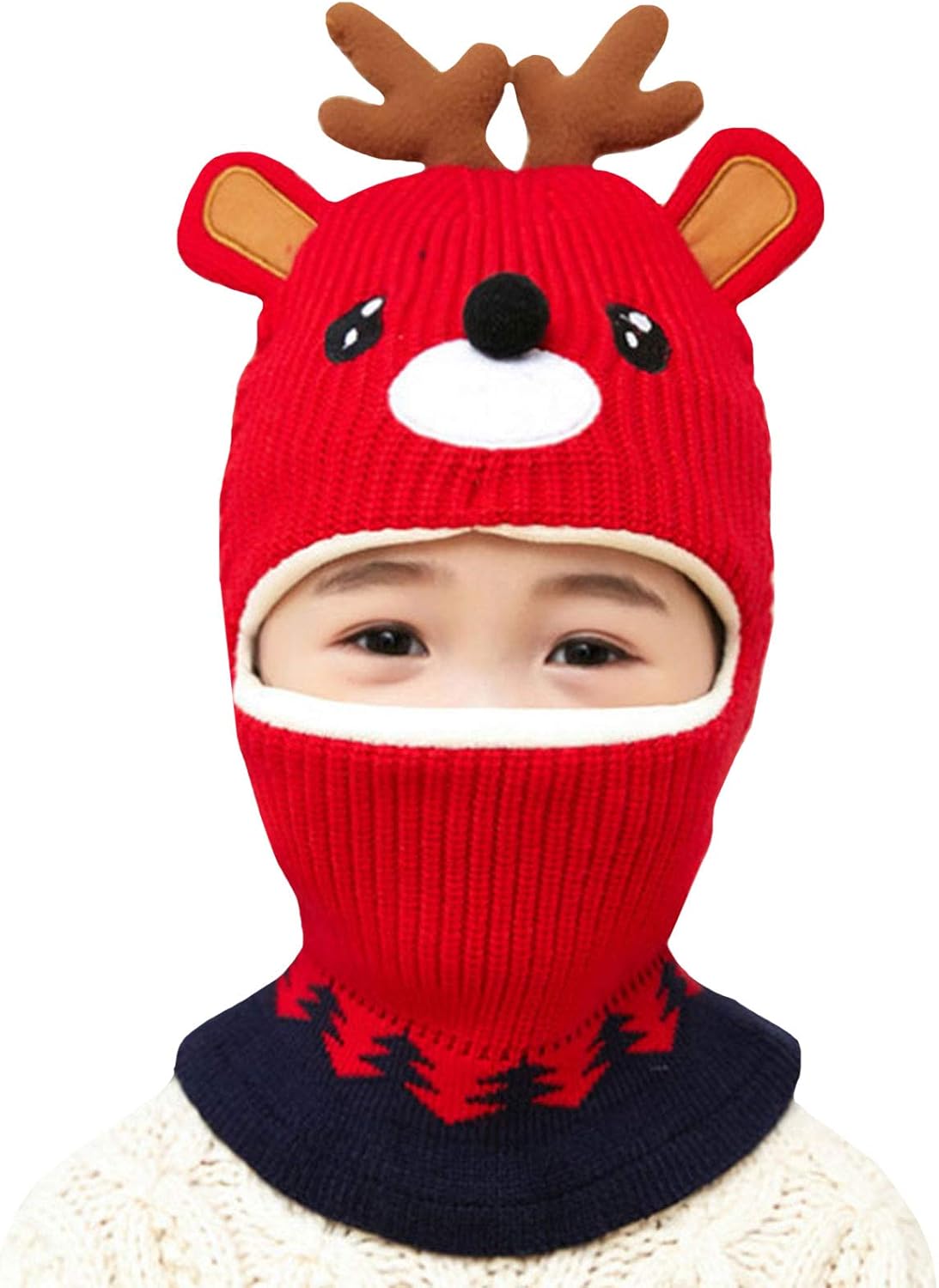 Boys Girls Reindeer Antler Hats