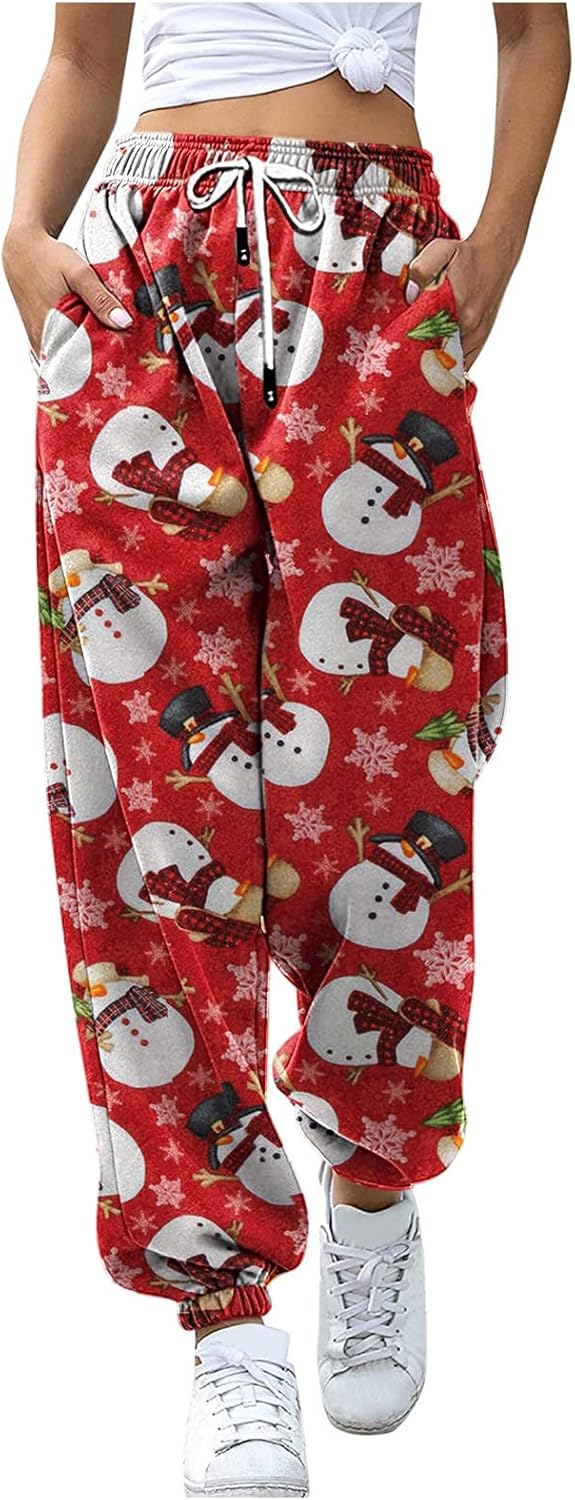 adorable Christmas Joggers for Women - Fun and Stylish