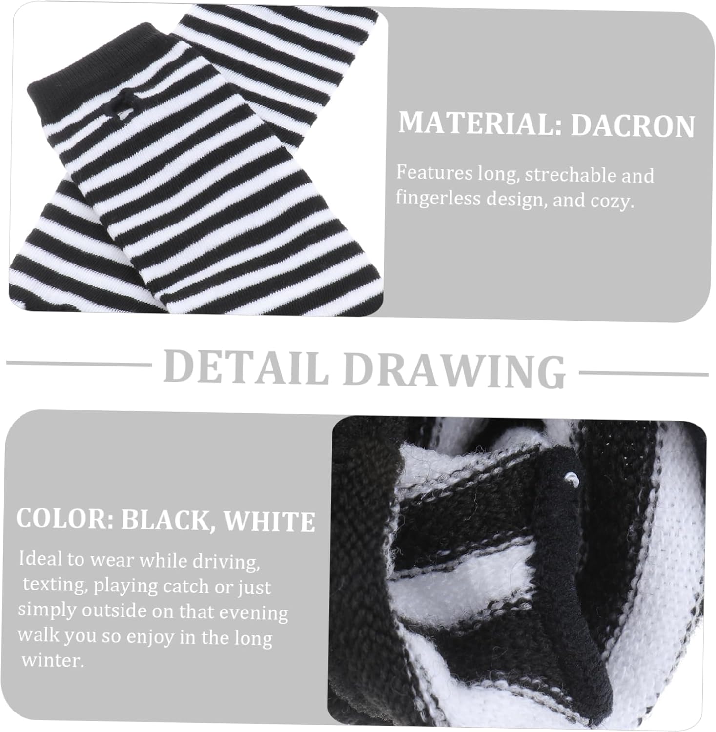 Black Fingerless Gloves for Winter Warmth and Style
