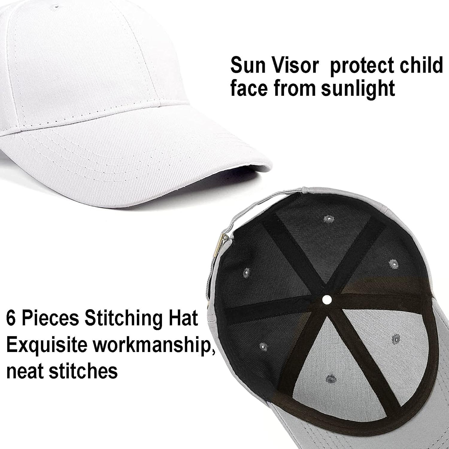 Beievedluck 4-Piece Toddler Baseball Hats