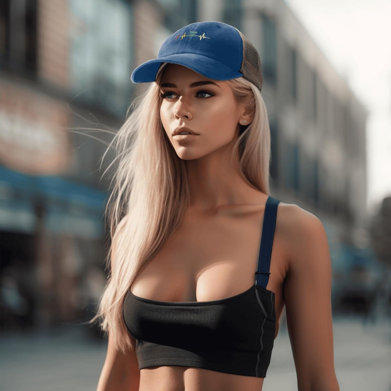 Heartbeat Gifts Funny Trucker Hat for Women Men