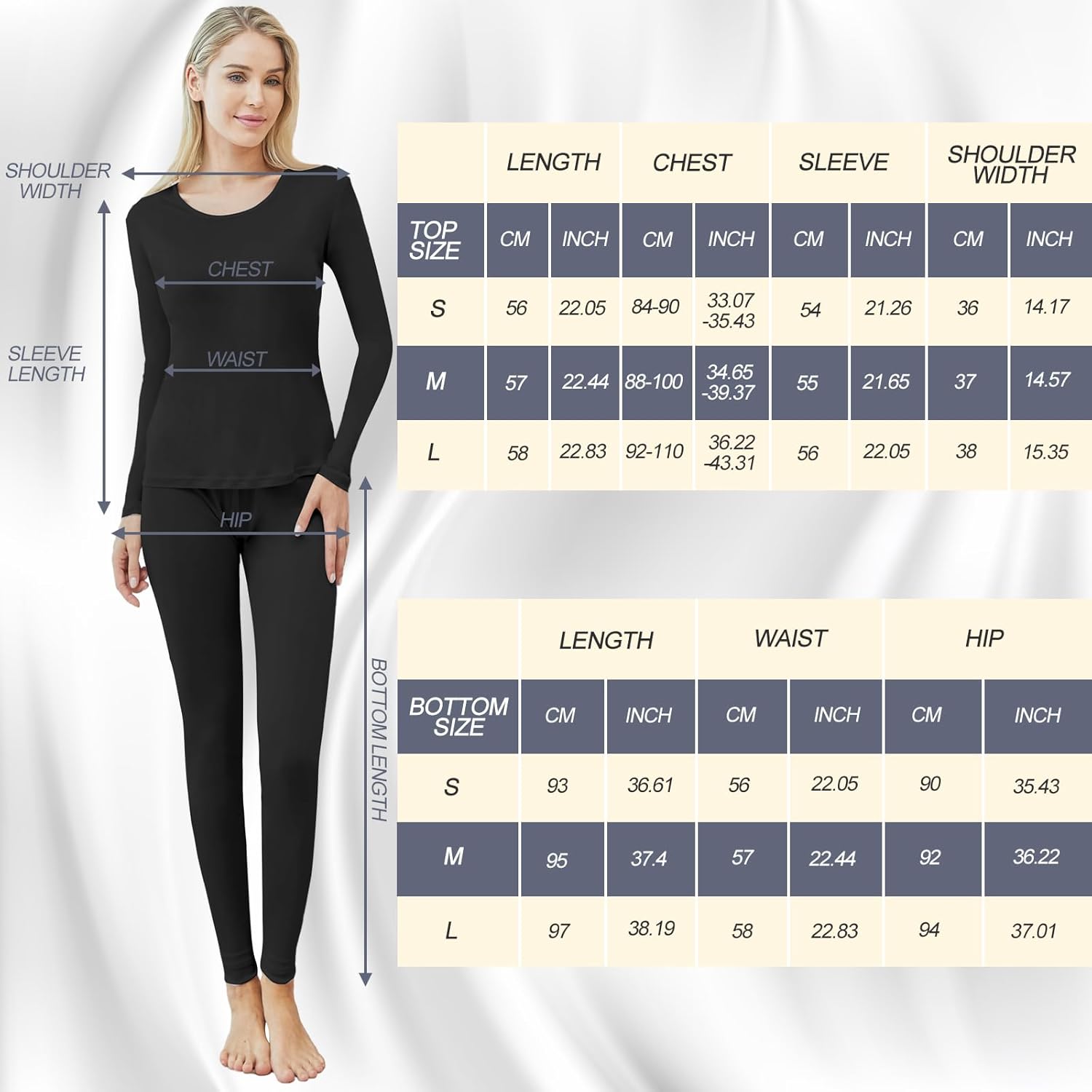 Warm Mulberry Silk Thermal Set - Stay Cozy in Winter