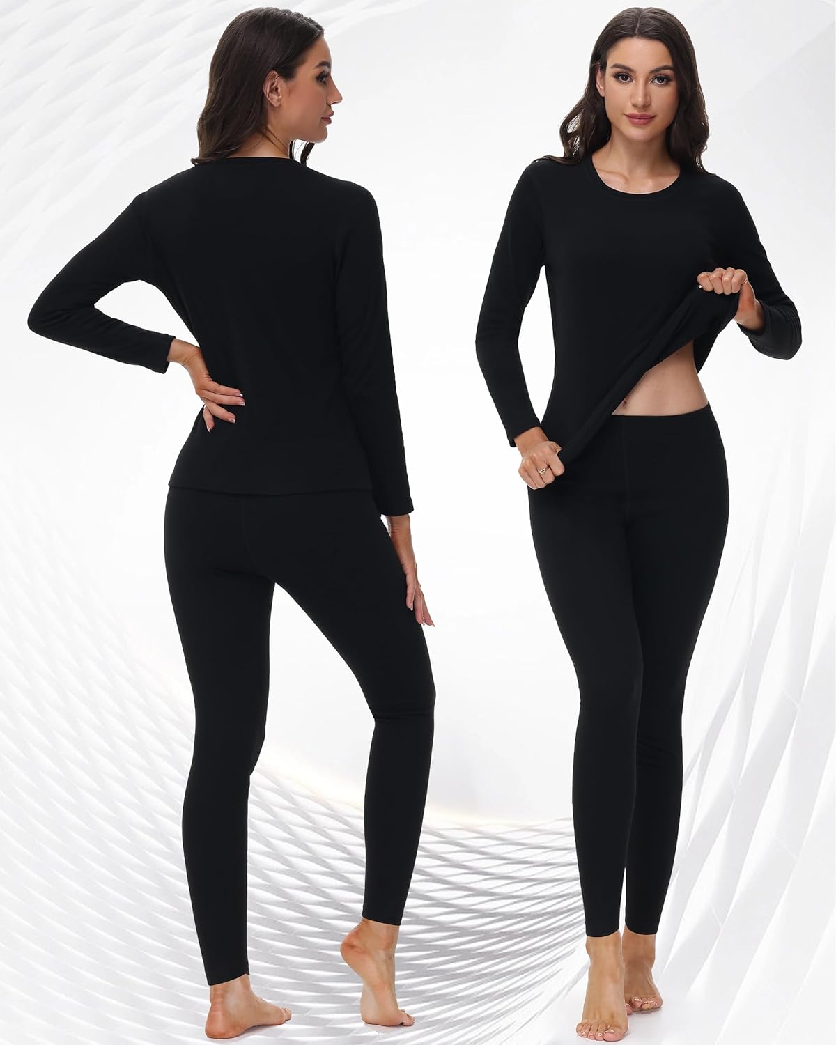 EoBeKee Thermal Underwear Set for Women