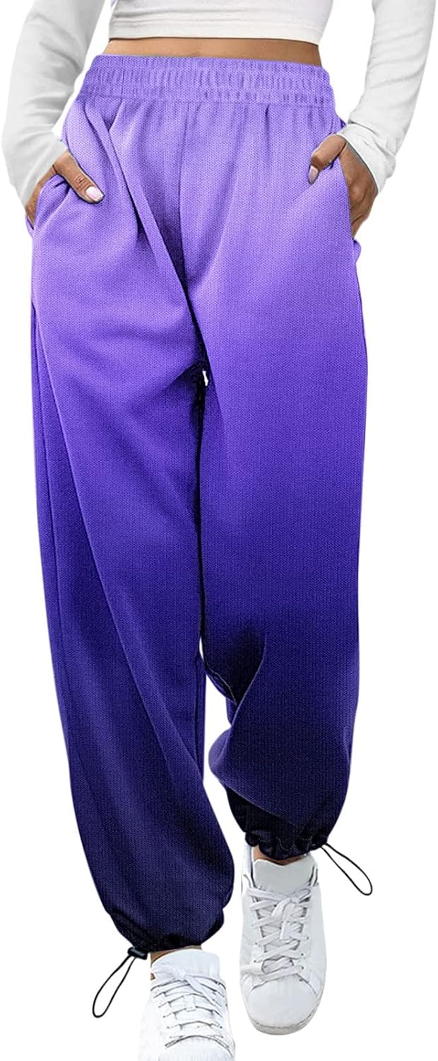 HD11B07 SDBRLD Womens petite High-Waisted Sweatpants