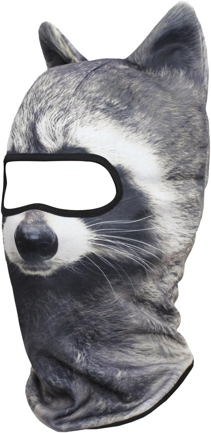 WTACTFUL Animal 3D Ears Balaclava Face Mask