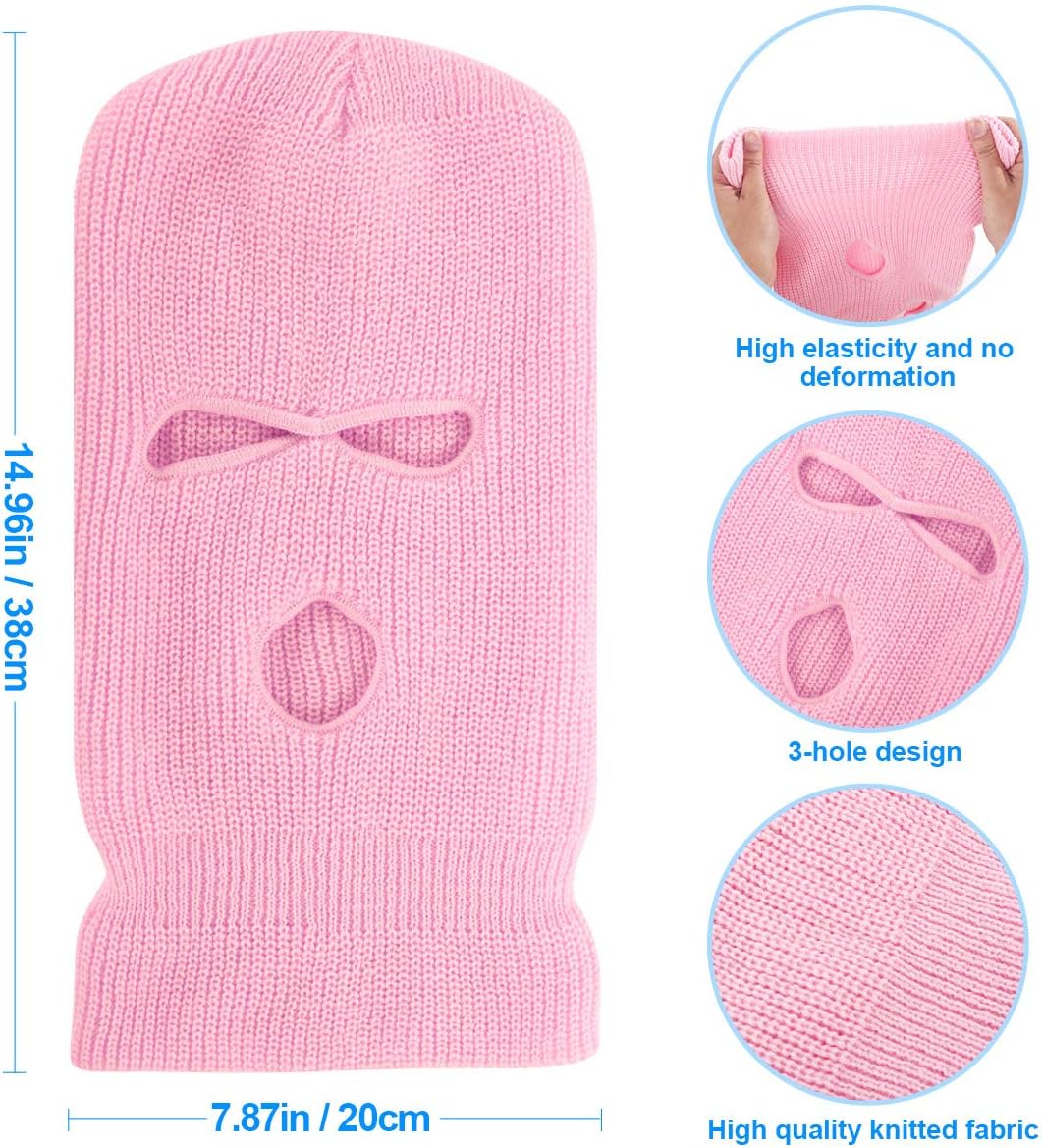 2-Piece 3-Hole Ski Mask