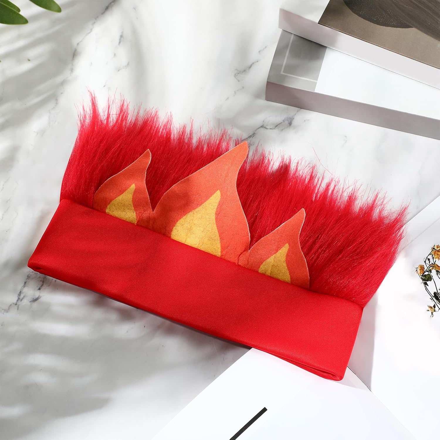 Tradder Halloween Red Flame Headband Costume Accessory