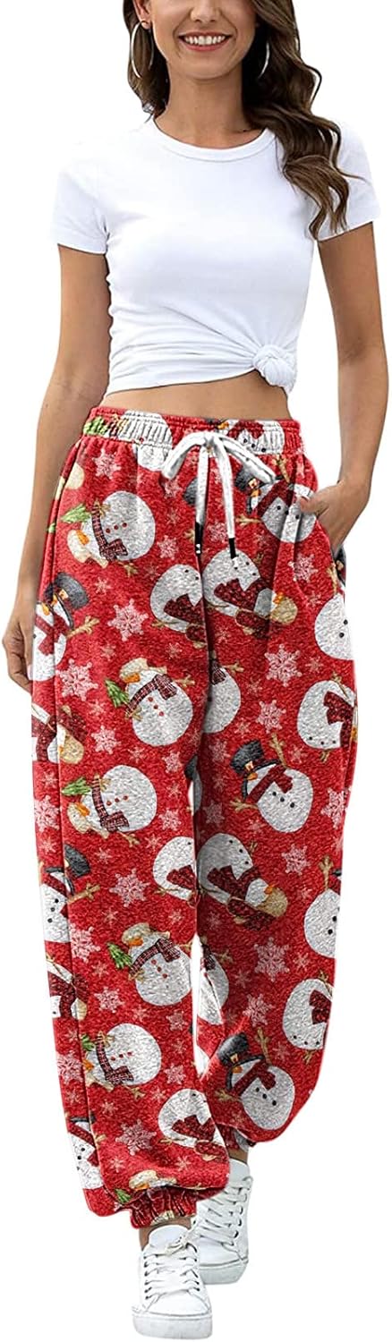 adorable Christmas Joggers for Women - Fun and Stylish