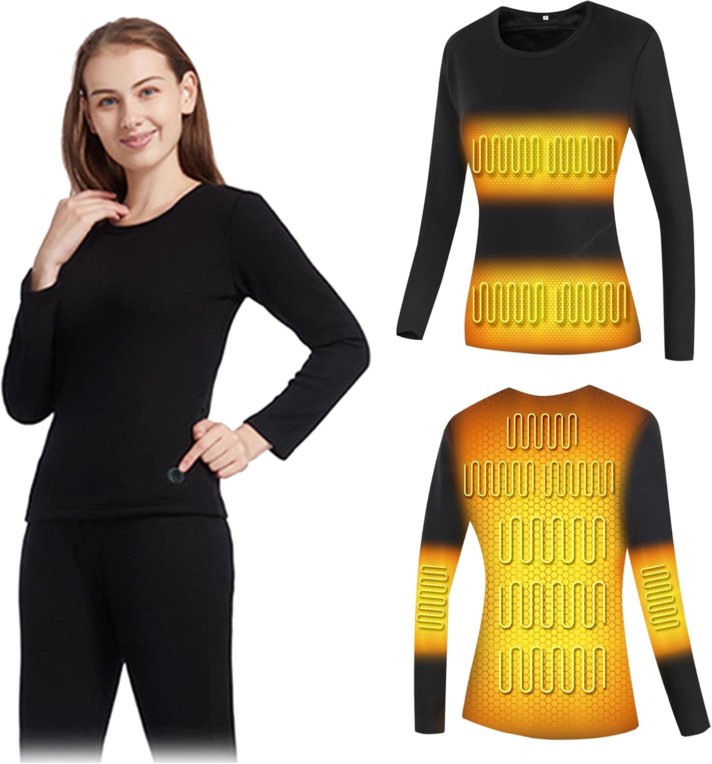 Womens Heated Thermal Top
