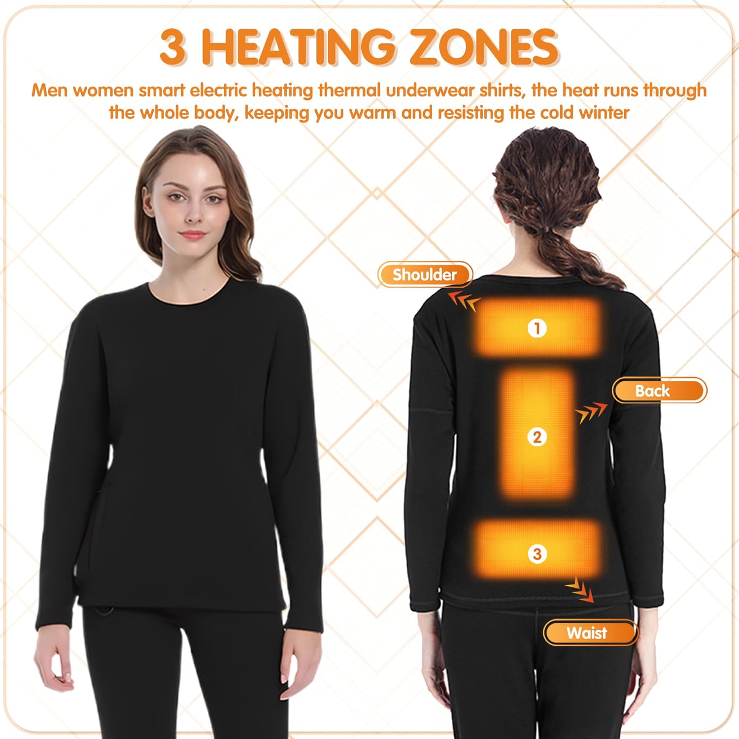 Warm Comfortable Underwear for Hunting Skiing