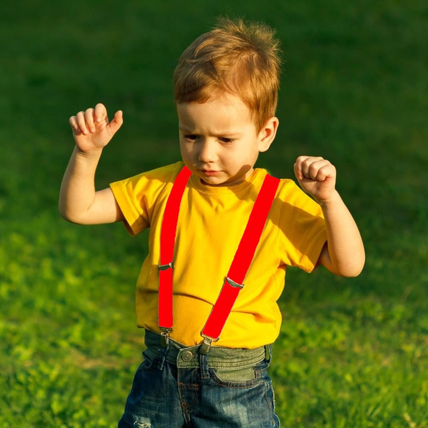 Adjustable Y-Back Suspenders for Kids and Adults