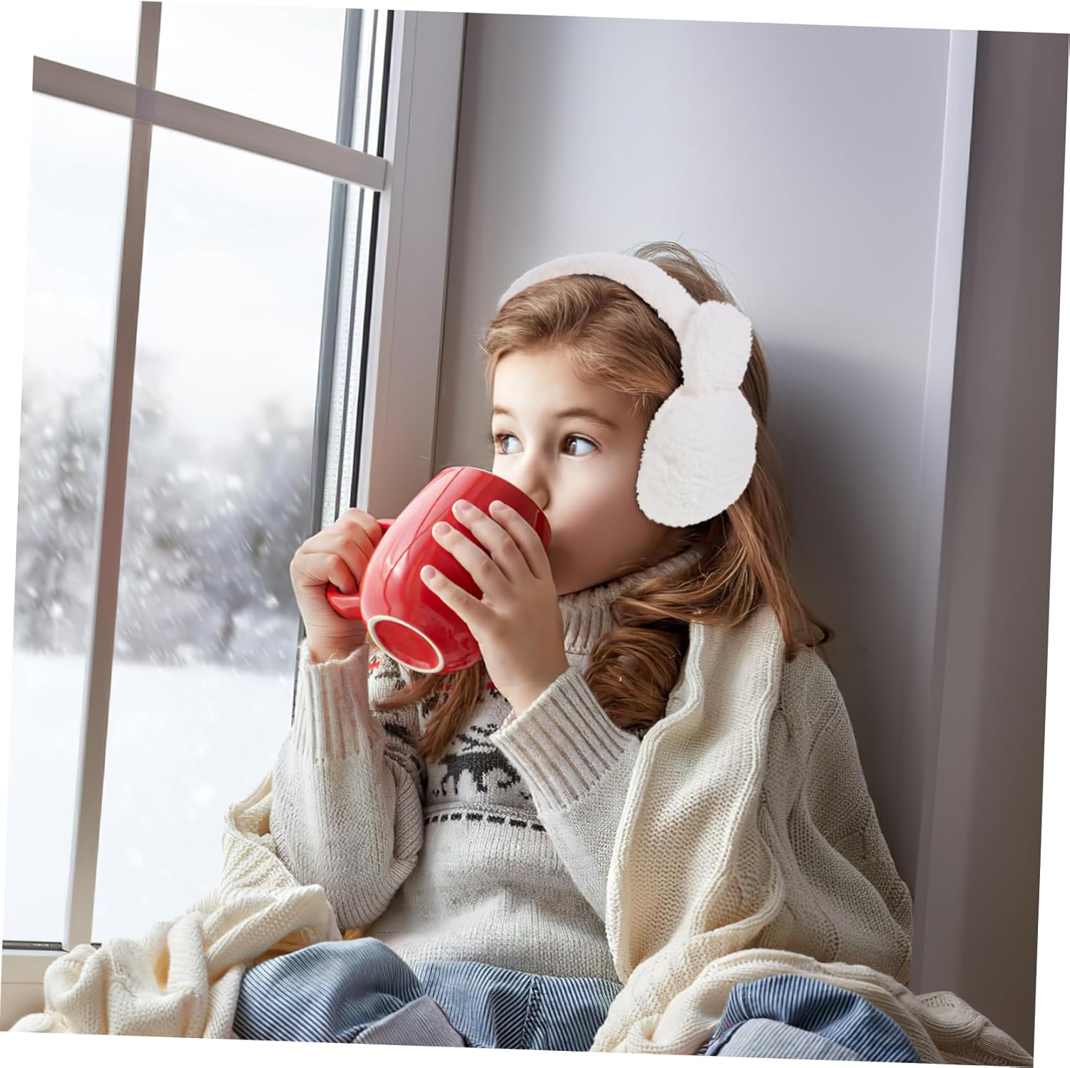 Winter Soft Plush Ear Warmers for Boys and Girls