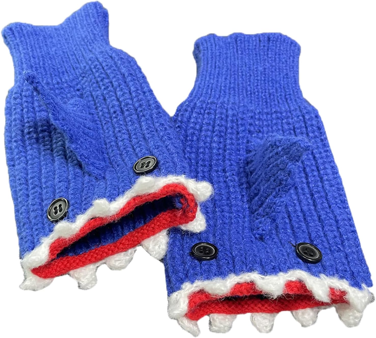 Winter Knitted Half Finger Gloves