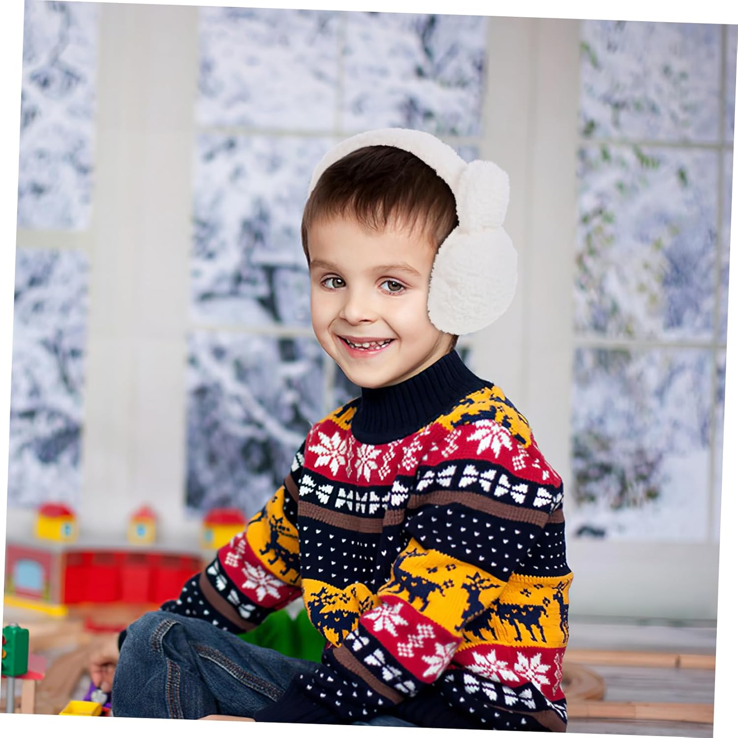 Winter Soft Plush Ear Warmers for Boys and Girls