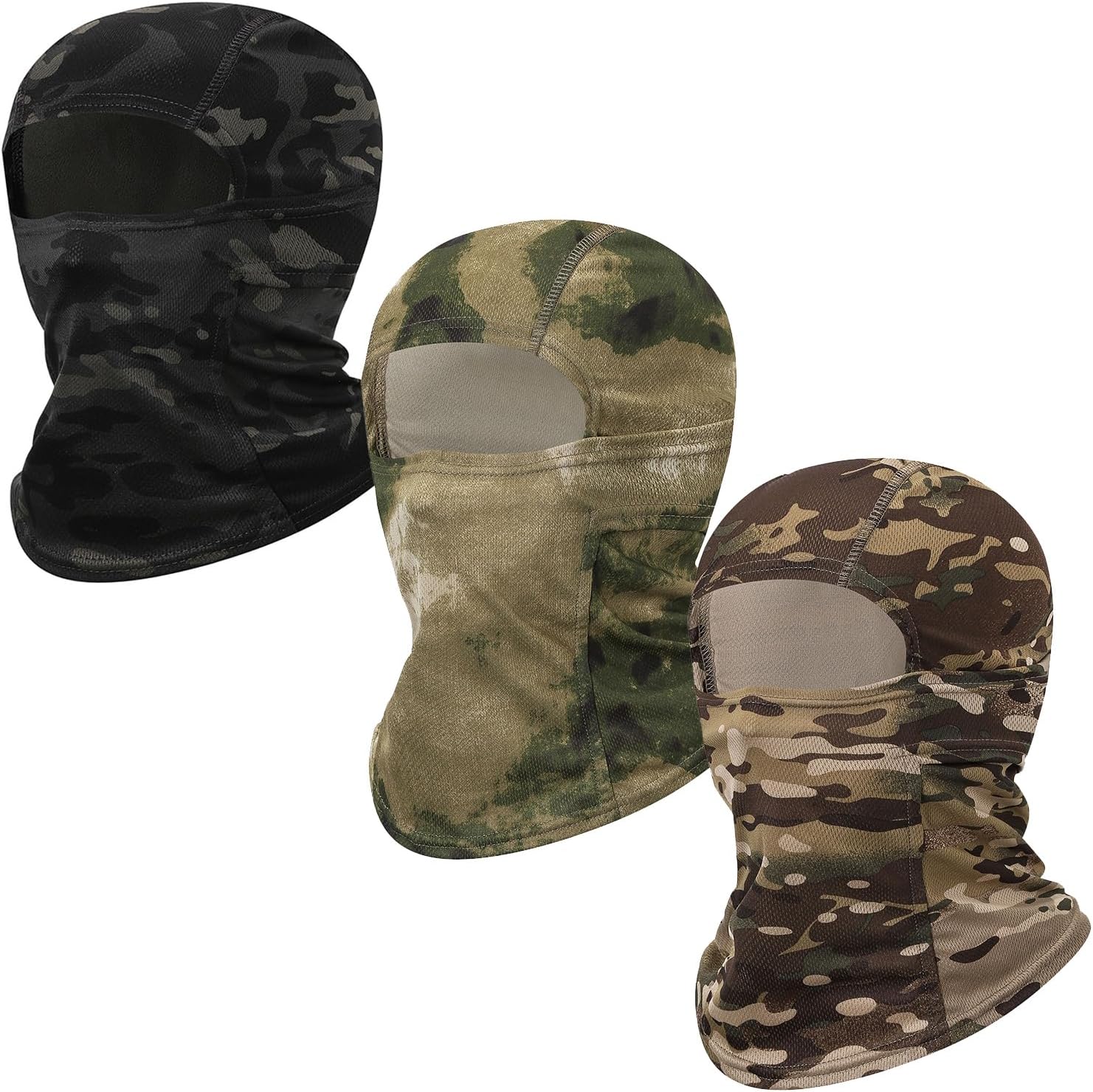 Camo Full Face Mask UPF 50