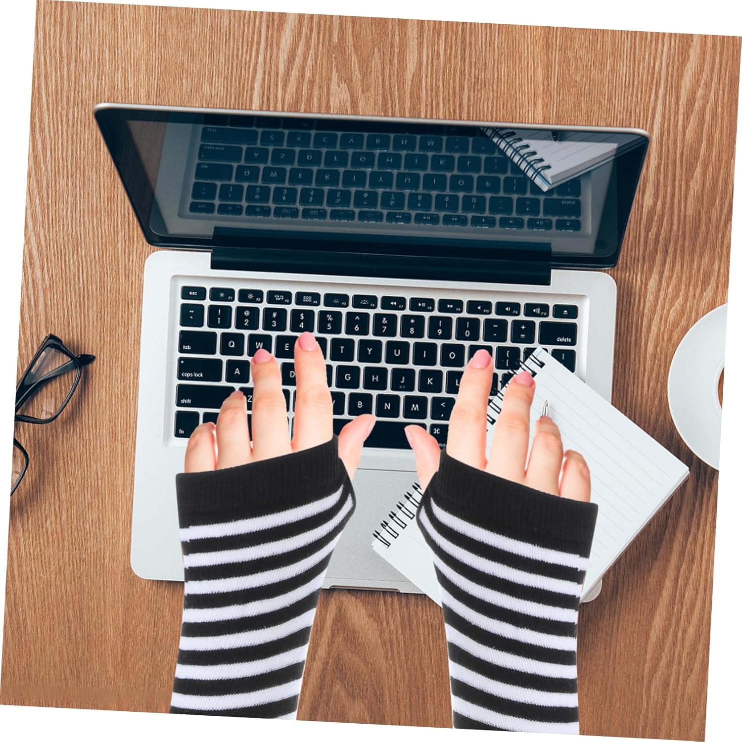 Fingerless Gloves Long Arm Warmer Universal Fit for Winter