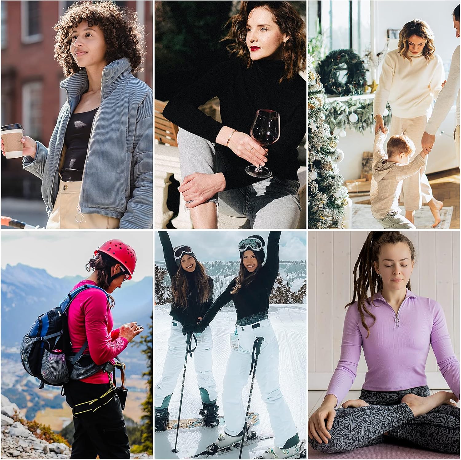 Fomolom Thermal Underwear for Women with Box
