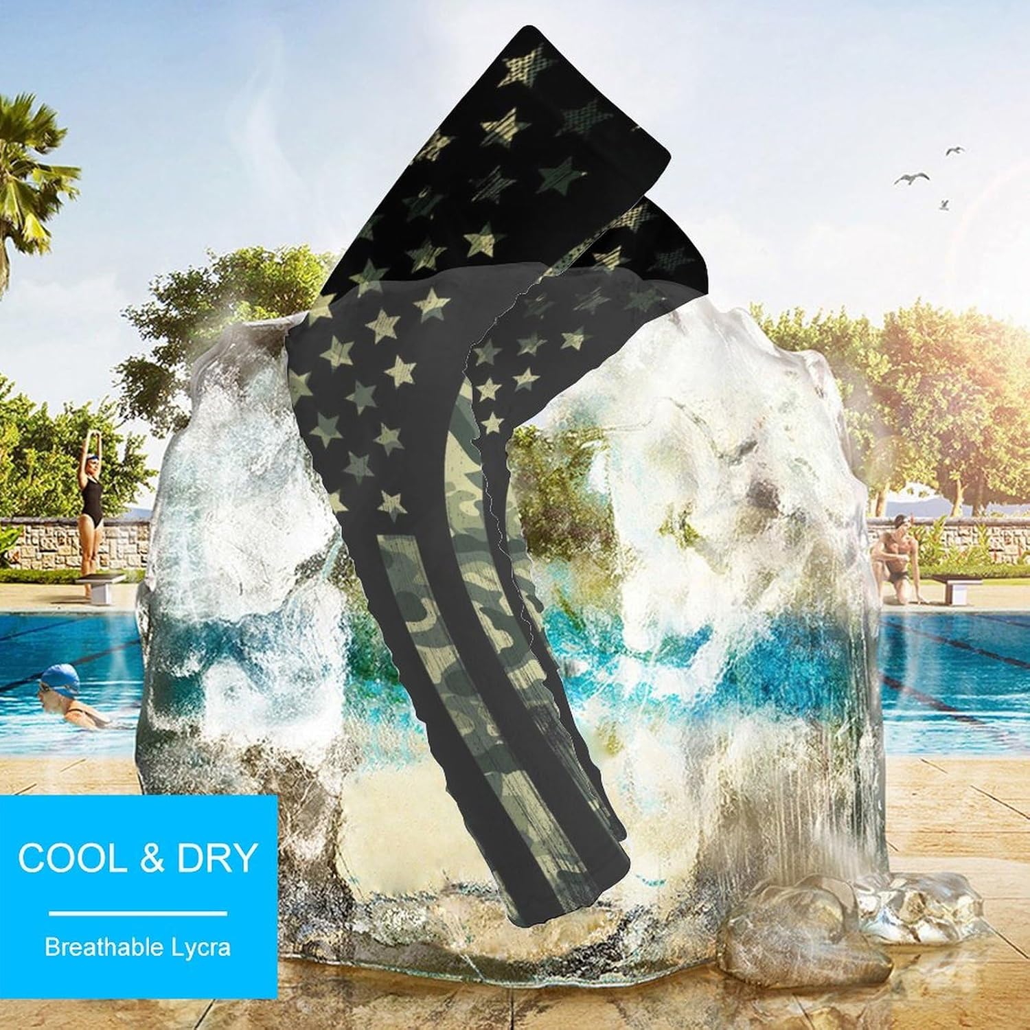 Cooling Ice Sleeves Non-Slip Arm Protection